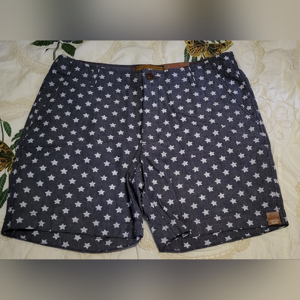 😁*BOGO SALE*😁 Red Camel hand crafted Blue/Star shorts size 36 waist